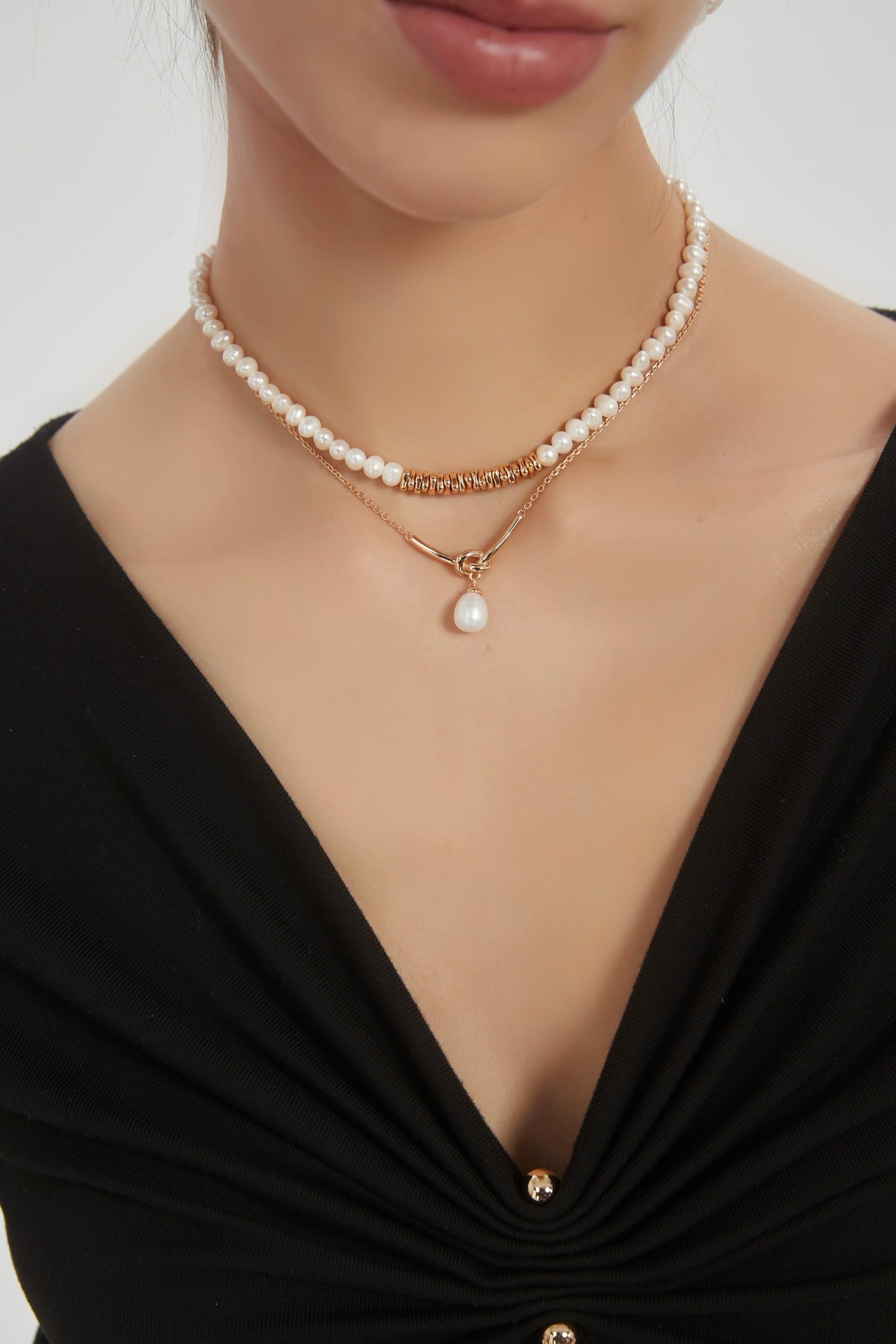 🔥【Classic Hot Selling Model】 Pure Silver Pearl Necklace D0285