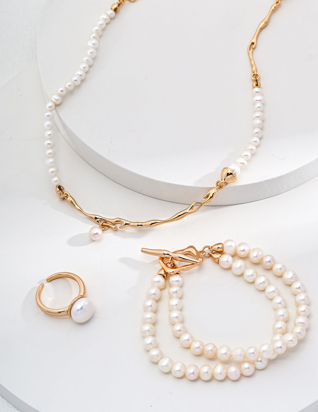 🔥【Classic Hot Selling Model】 Pure Silver Pearl Necklace D0298